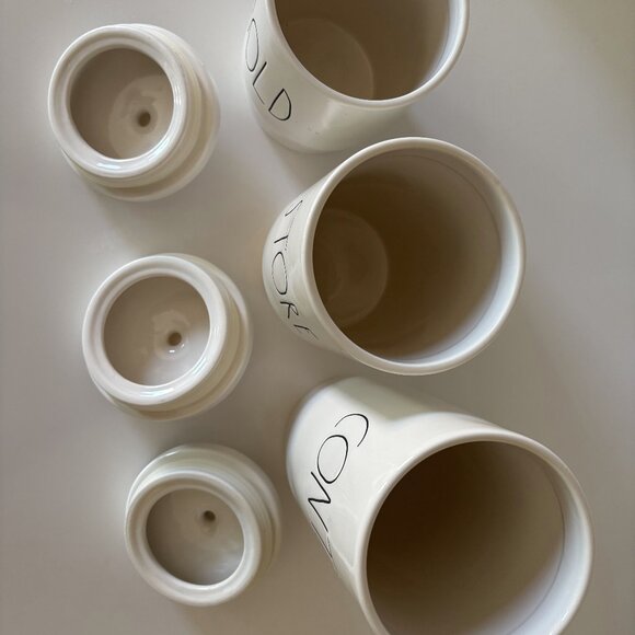 Rae Dunn Contain Store Hold Containers with Lids Set of Three 3 Brand New - Picture 10 of 10